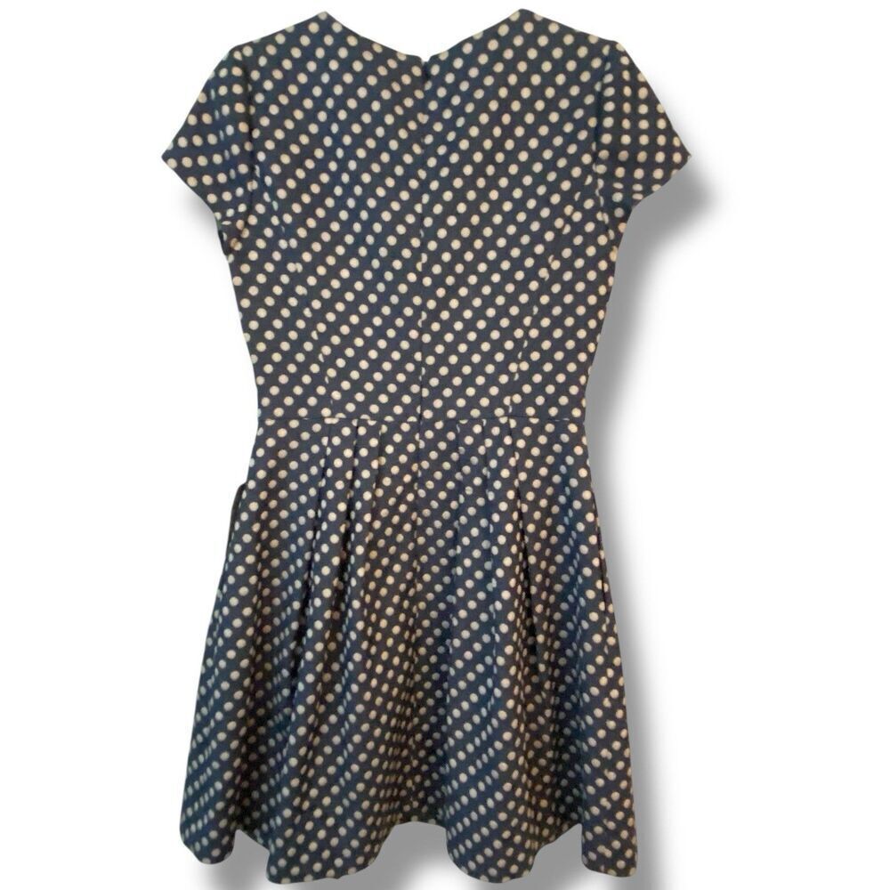 NWT Gal Meets Glam Collection Amy Polka Dot Fit Flare Dress Sz 8 Wedding Guest - Picture 8 of 16